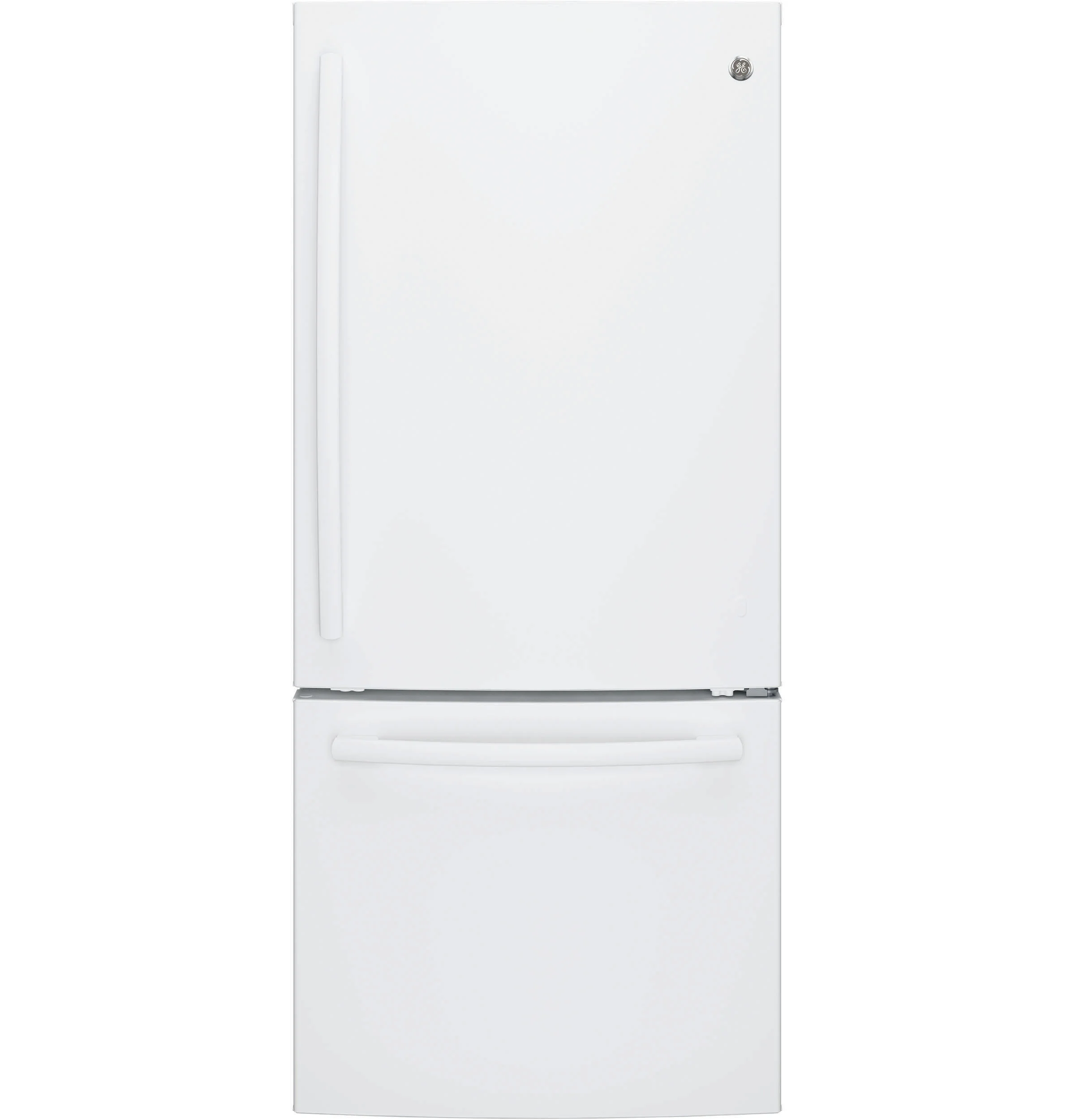 GE Appliances GBE21DGKWW GE® Series ENERGY STAR® 20.9 Cu. Ft. Bottom Freezer Refrigerator